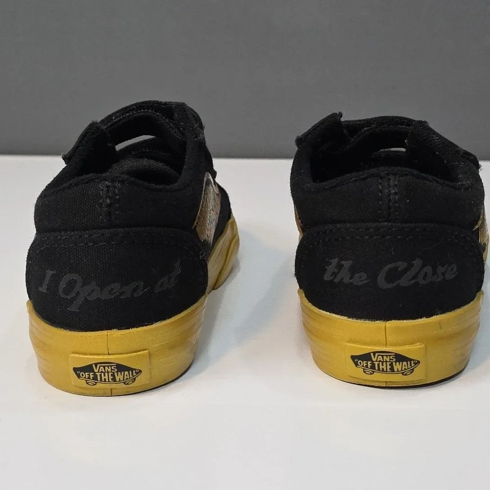 Vans Old Skool V Harry Potter Toddler Sneakers Golden Snitch Size 7‎ Toddler